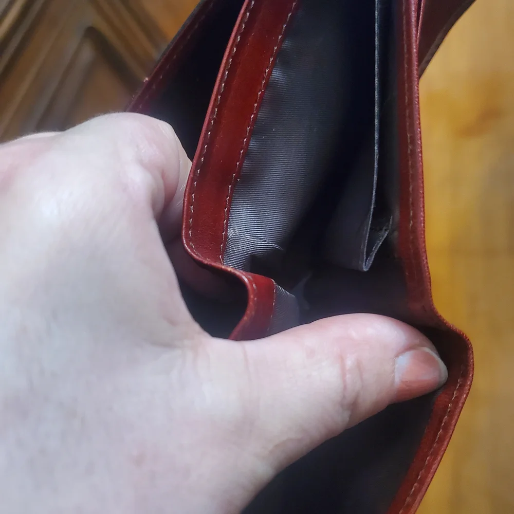 Bosca Men's Leather Wallet - Rich Brown